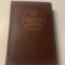 Websters elementary dictionary