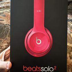Beats Solo2 (WIRED) Headphones - Pink 