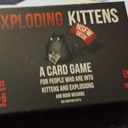EXPLODING KITTENS NSFW DECK ADULT CARD GAME in Shrinkwrap