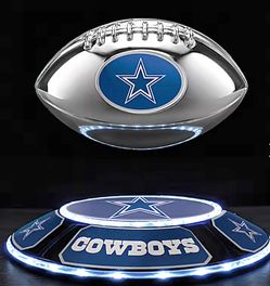Levitating Football Lights Up And spins