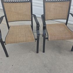 2 Metal Chairs  100 