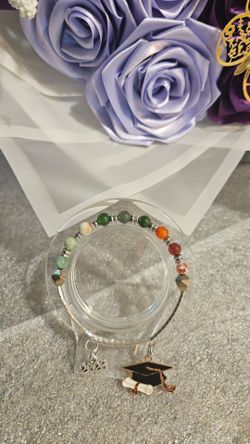 Natural Gems Graduation Bracelets