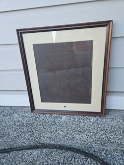 2 LARGE SOLID WOOD PICTURE FRAMES!!