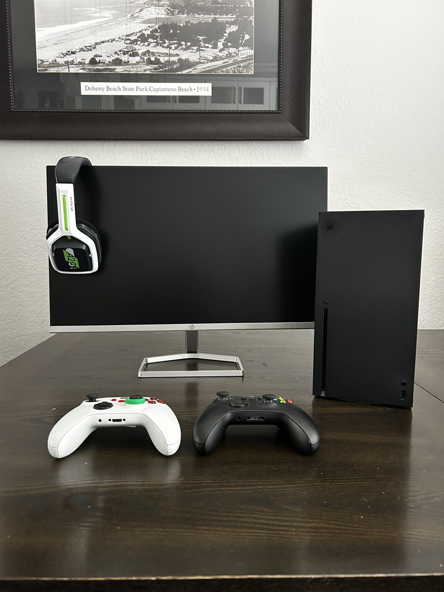 Complete Xbox Series X Gaming Setup – Custom Controllers, Headset, and Monitor! 🎮