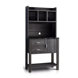 FC Two-Toned Baker's Rack Kitchen Utility Storage Cabinet with Drawers 31.25"W x 15.5"D x 69.5"H