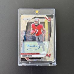 2024 Prizm Bucky Irving Auto RC No Huddle #316 Buccaneers