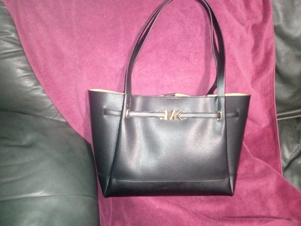 REED LARGE PEBBLED LEATHER TOTE BAG Mk