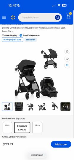 Stroller and car seat from Evenflo