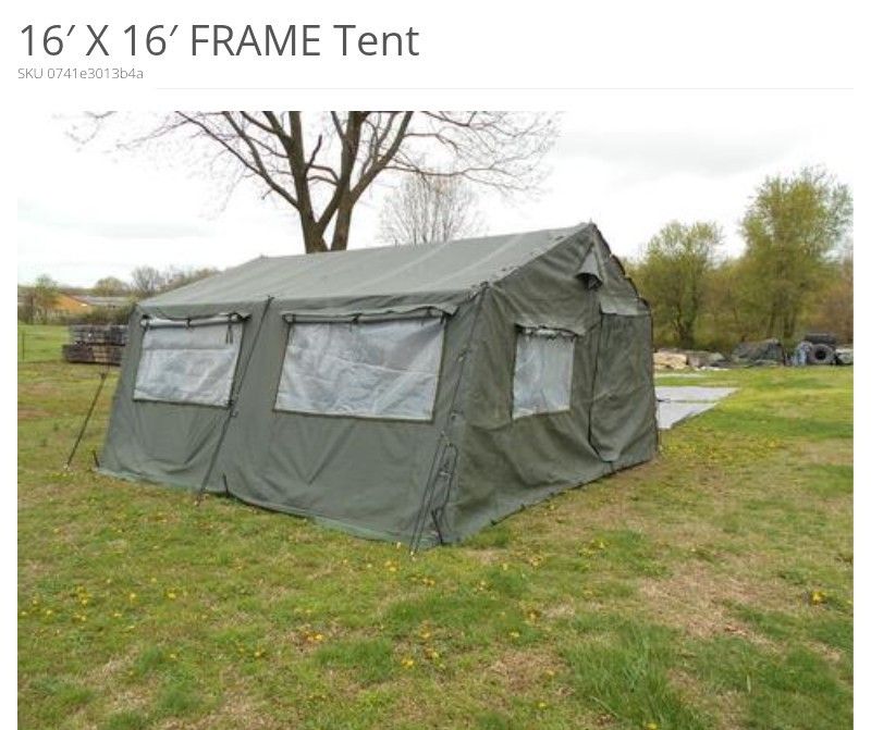 Large Canvas Tent