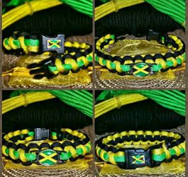 Jamaican Paracord Bracelets ( Yaad wi seh )