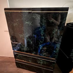 Armoire Dresser Converted To Toy Cabinet