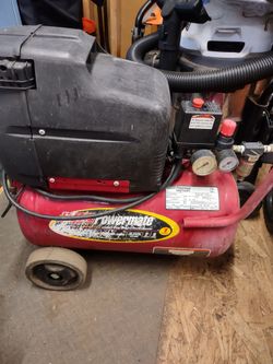 Coleman power mate 2 HP 6 gallon 125 psi air compressor