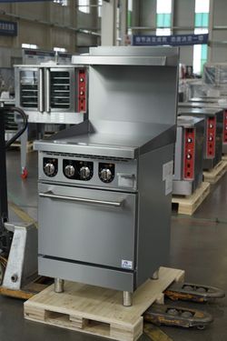 NSF Electric Range Oven 24 Ins Top Griddle TC-ER24-24G