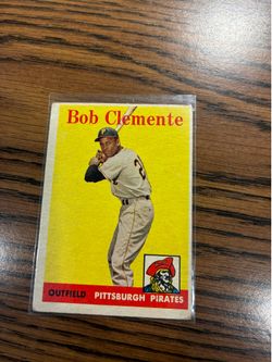 Bob Clemente 1958 topps card 52