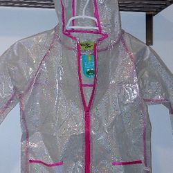 GIRLS RAIN COAT GLITTER 7