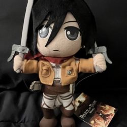 Attack On Titan Mikasa Plushie