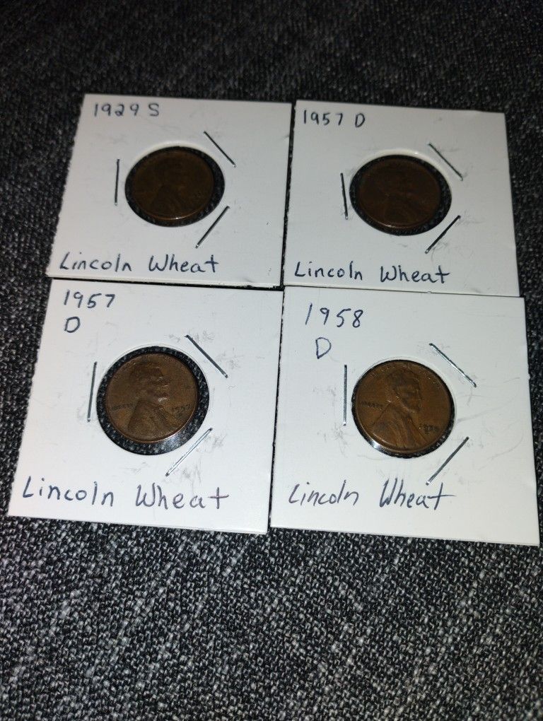 Lincoln Wheat Pennies