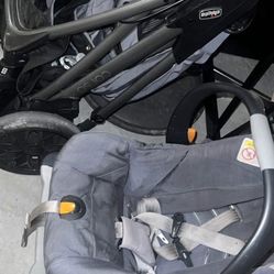 Chico Corso Stroller And Seat With Base