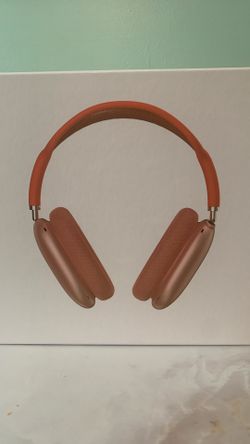 🎧 Max Over-Ear Wireless Headphones – Orange (Model 8098) 🎧