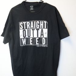 Straight Outa Weed Mens New Teeshirt For SALE 