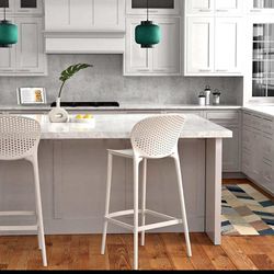 White Bar Stool