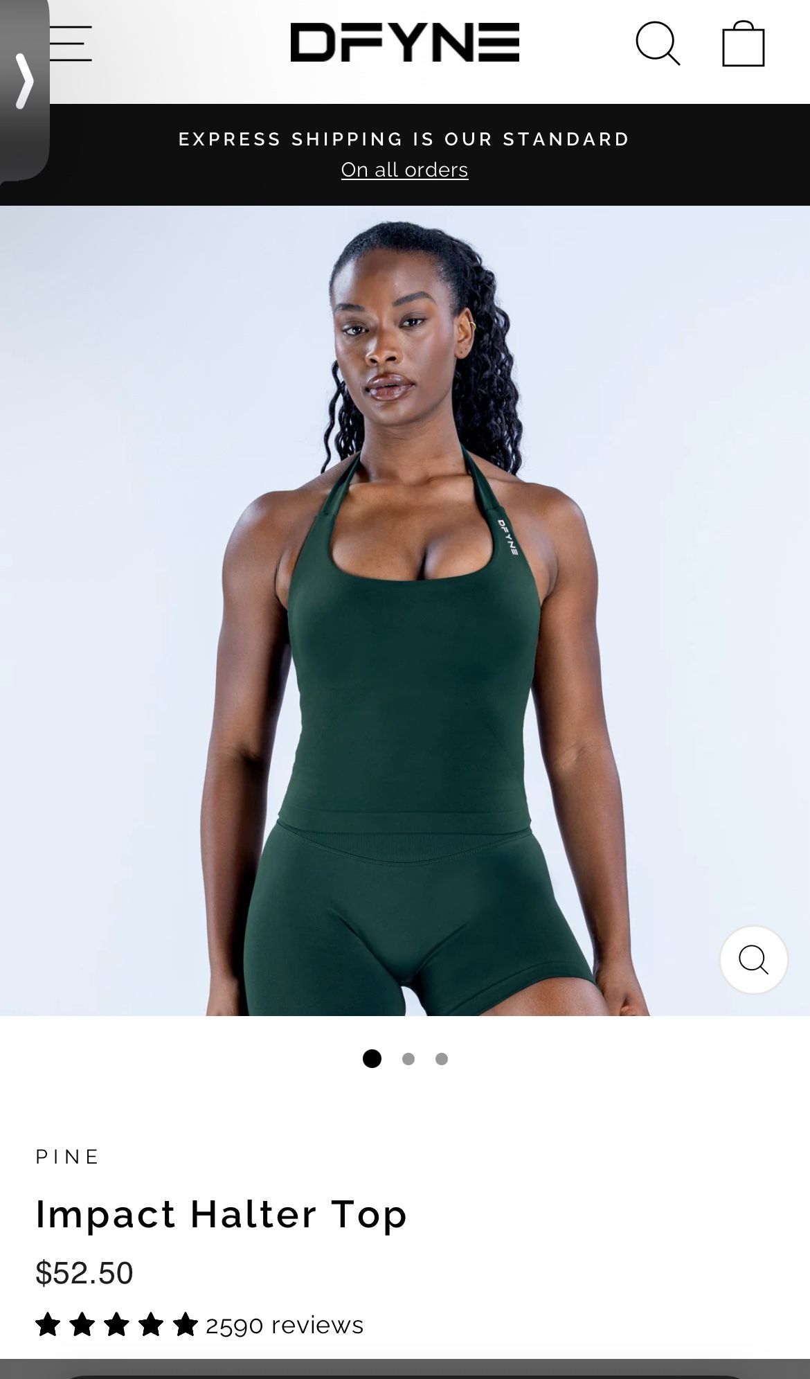 DFYNE Impact Halter top