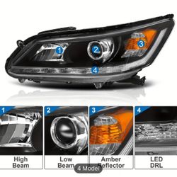 2013-2015 Accord Sedan Headlights