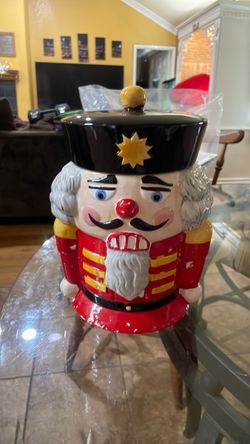 Nutcracker Cookie Jar