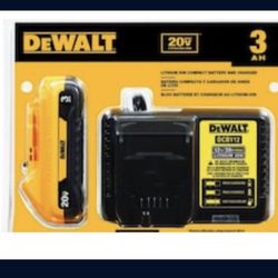 Dewalt Battery And Charger 3Ah NEW