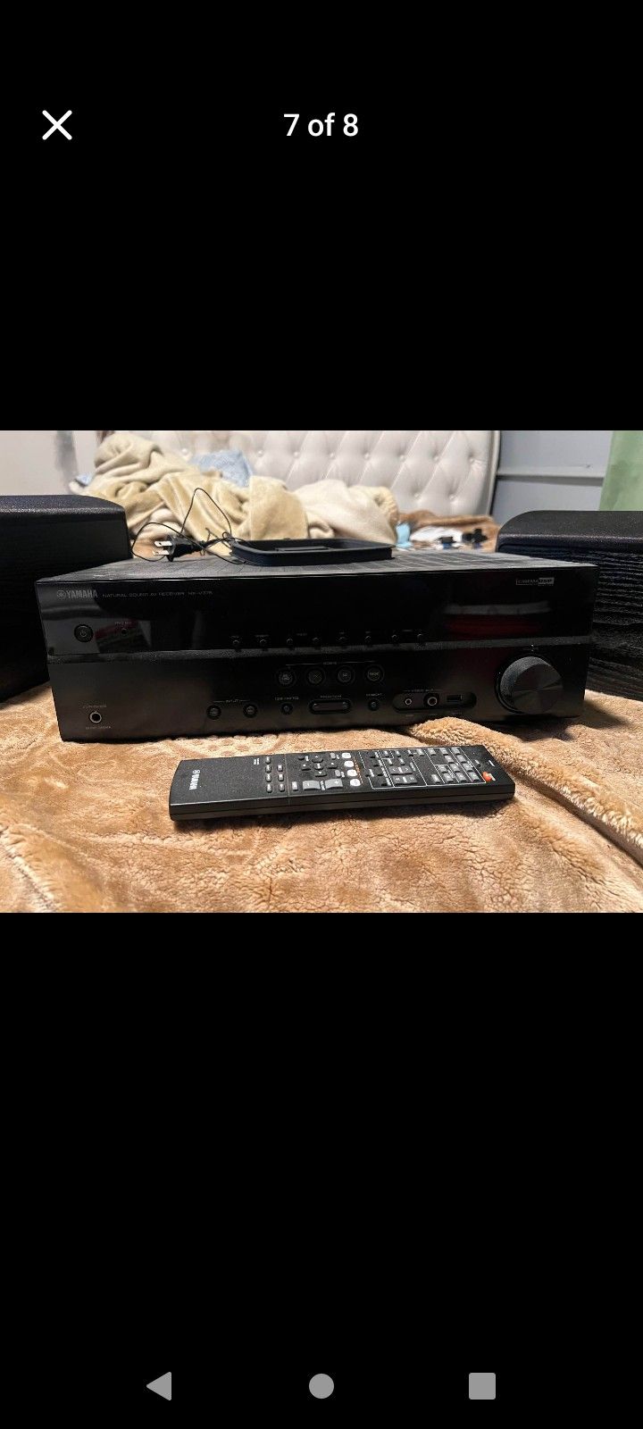 Yamaha RX-V375 Home Theater Surround Sound 5.1 Ch HDMI Stereo Receiver With Speakers Onkyo SKF-594