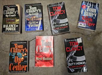 (7) Tom Clancy Books - $7/all