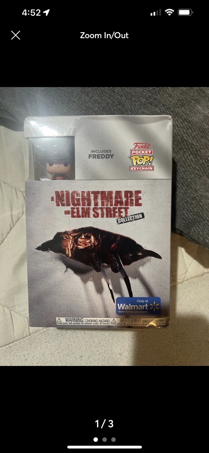 A nightmare on Elm St.,, Walmart exclusive Funko pop