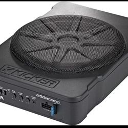 Kicker Hideaway 10" Compact Powered Subwoofer