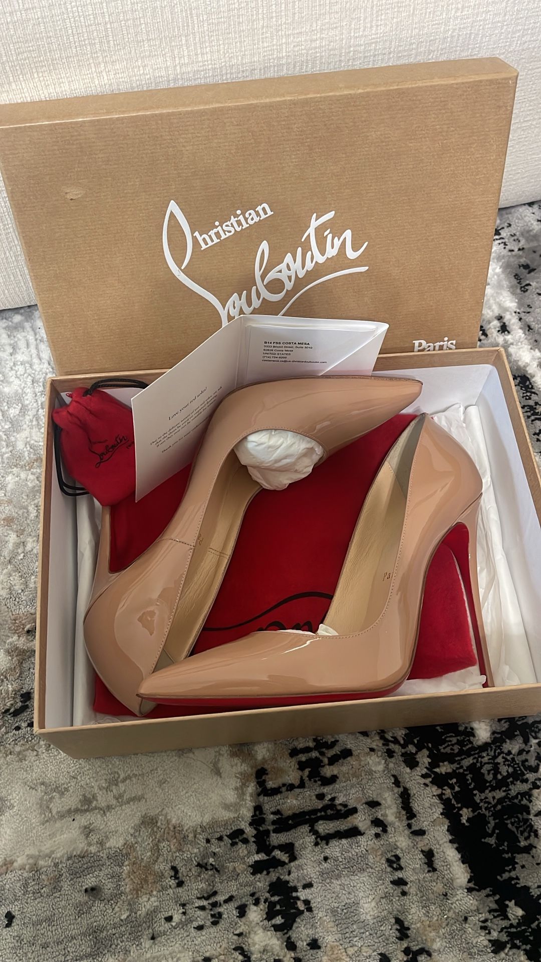 Christian Louboutin So Kate Patent Leather Pumps (sz 40) Red Bottoms