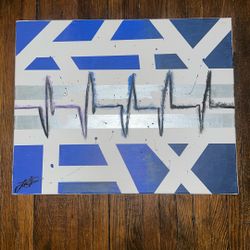 “Lifeline” Original Acrylic Abstract Painting
