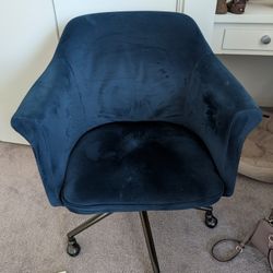 Velvet Office Chair