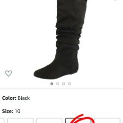 Soda Women's Zulu S-Boot Size 10 Faux Leather NEW!