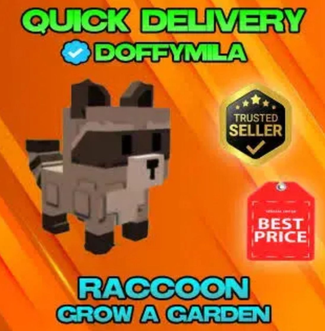 raccoon grow a garden
