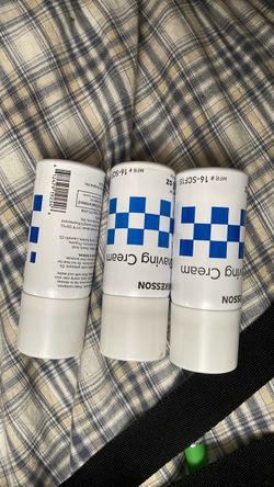 3 cans of shaving creaam
