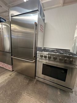 High End Kitchen Set | 36”Built in Fridge and Stove
