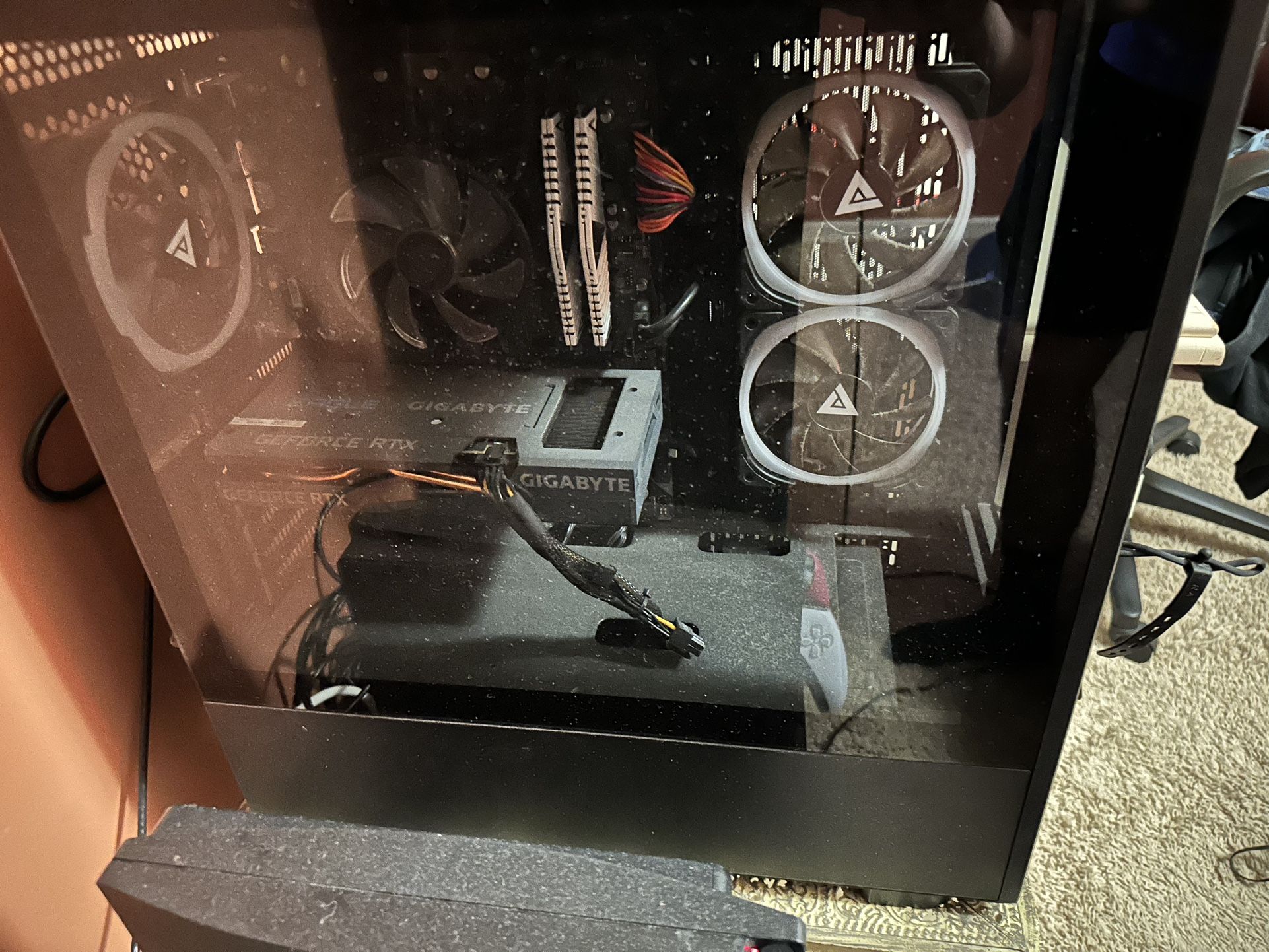 Cyber power model c series w/ monitor and razor accessories