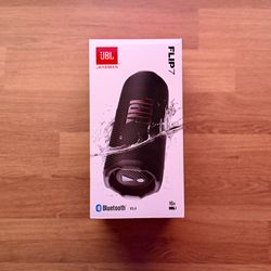 JBL FLIP 7 BLUETOOTH WIRELESS SPEAKER - BLACK