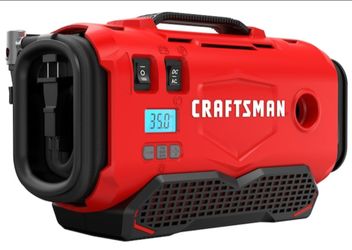 Craftsman V20 Cordless Air Inflator CMCE520B 20V Portable - Tool Only