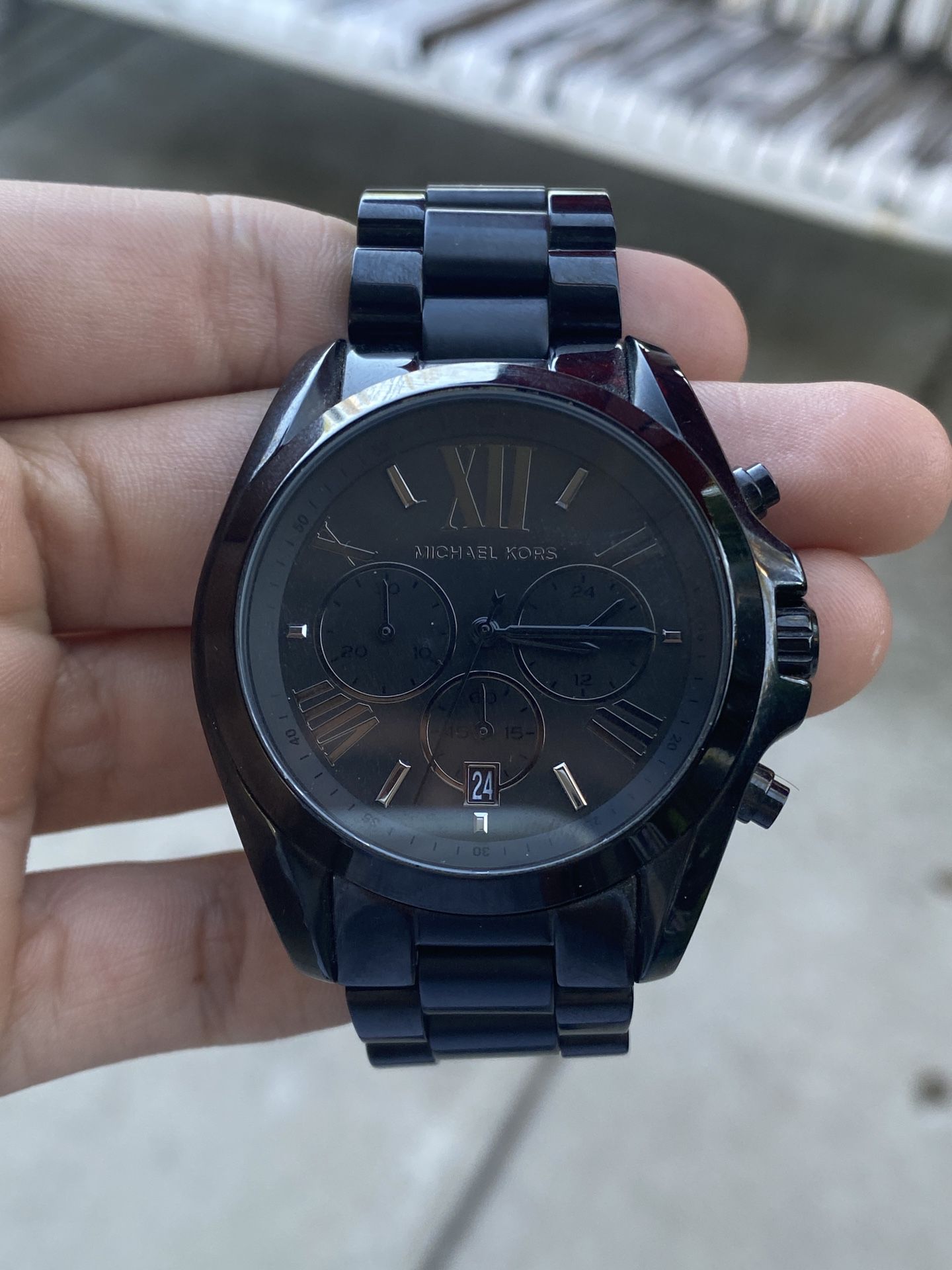 Michael Kors Black Watch 