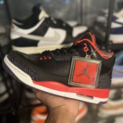 Jordan 3 Retro Crimson 2013 Size 8.5