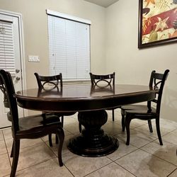 Brown dinning table