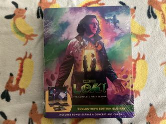 Blu-Ray Marvels Loki Complete First Season Steel Book