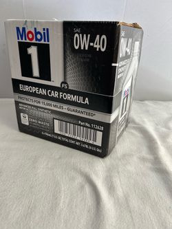 4 QTs Mobil 0-40 European Car Synthetic.