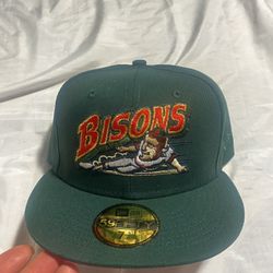 New Era Bisons Hat Green Pine 7 3/8