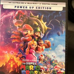 Super Mario Bros Movie 4K Disc And Blue Ray Only